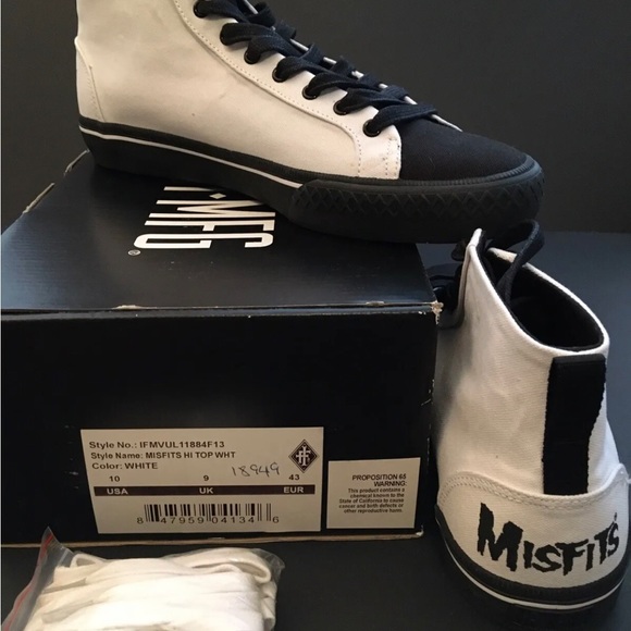 Iron Fist White Misfits High-Tops - Picture 7 of 10